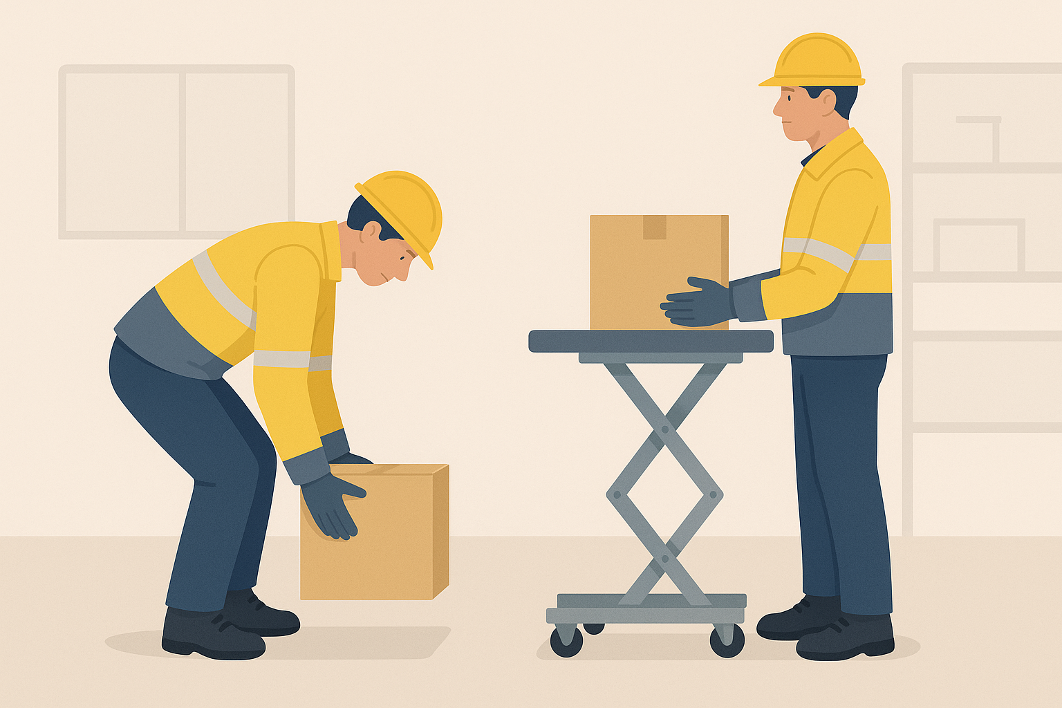 Ergonomics: Adjust the Job Before the Job Breaks the Worker — industrial safety guidance from SafetyNet Inc.