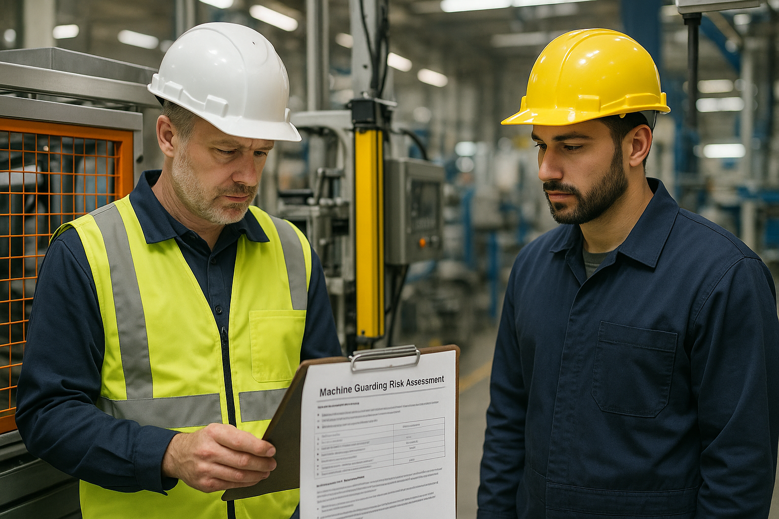 OSHA 1910.212 vs. ANSI B11.0-2023: Where Machine Guarding Liability Starts — industrial safety guidance from SafetyNet Inc.
