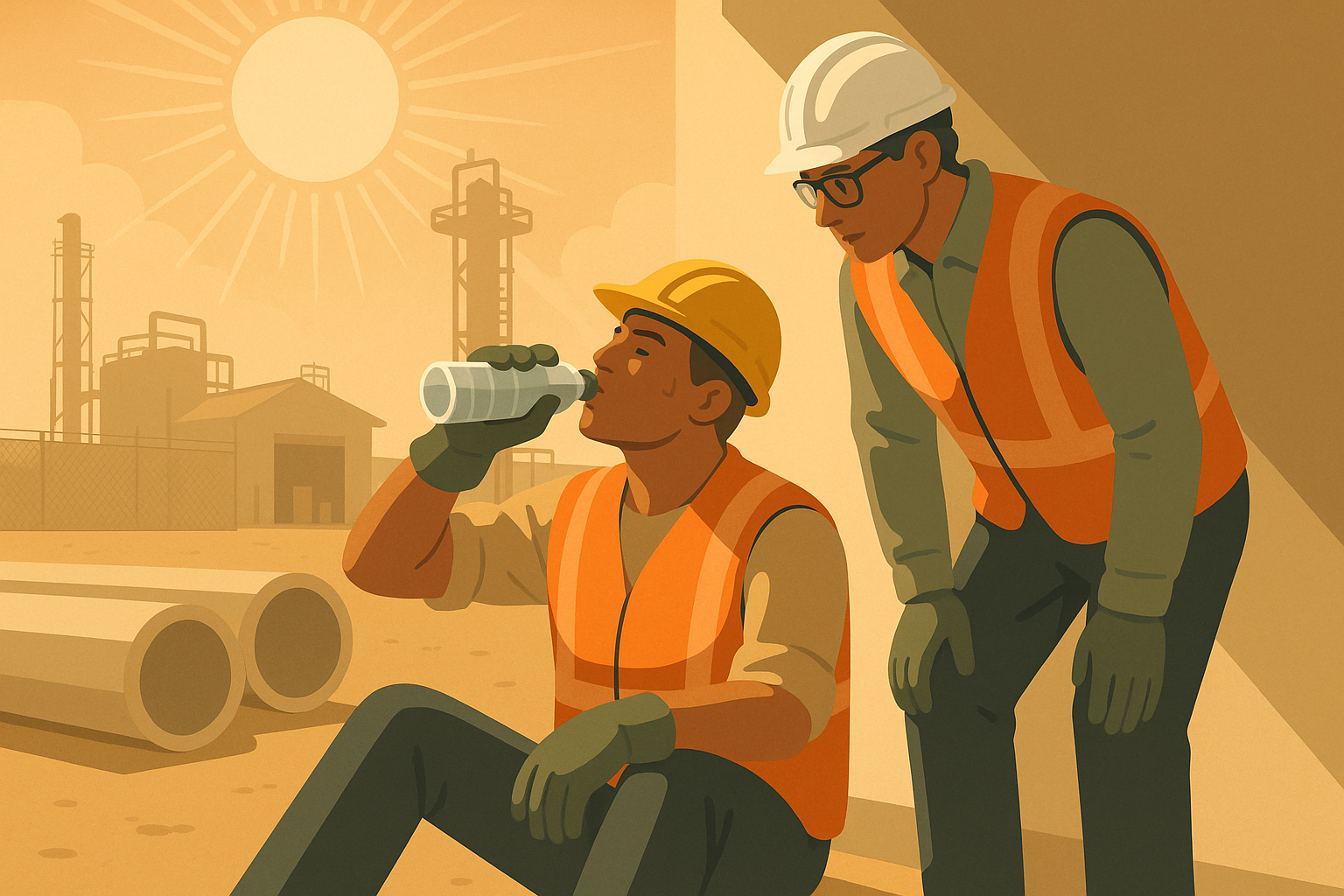 Heat Stress: Listening to Your Body Before It Becomes an Emergency — industrial safety guidance from SafetyNet Inc.