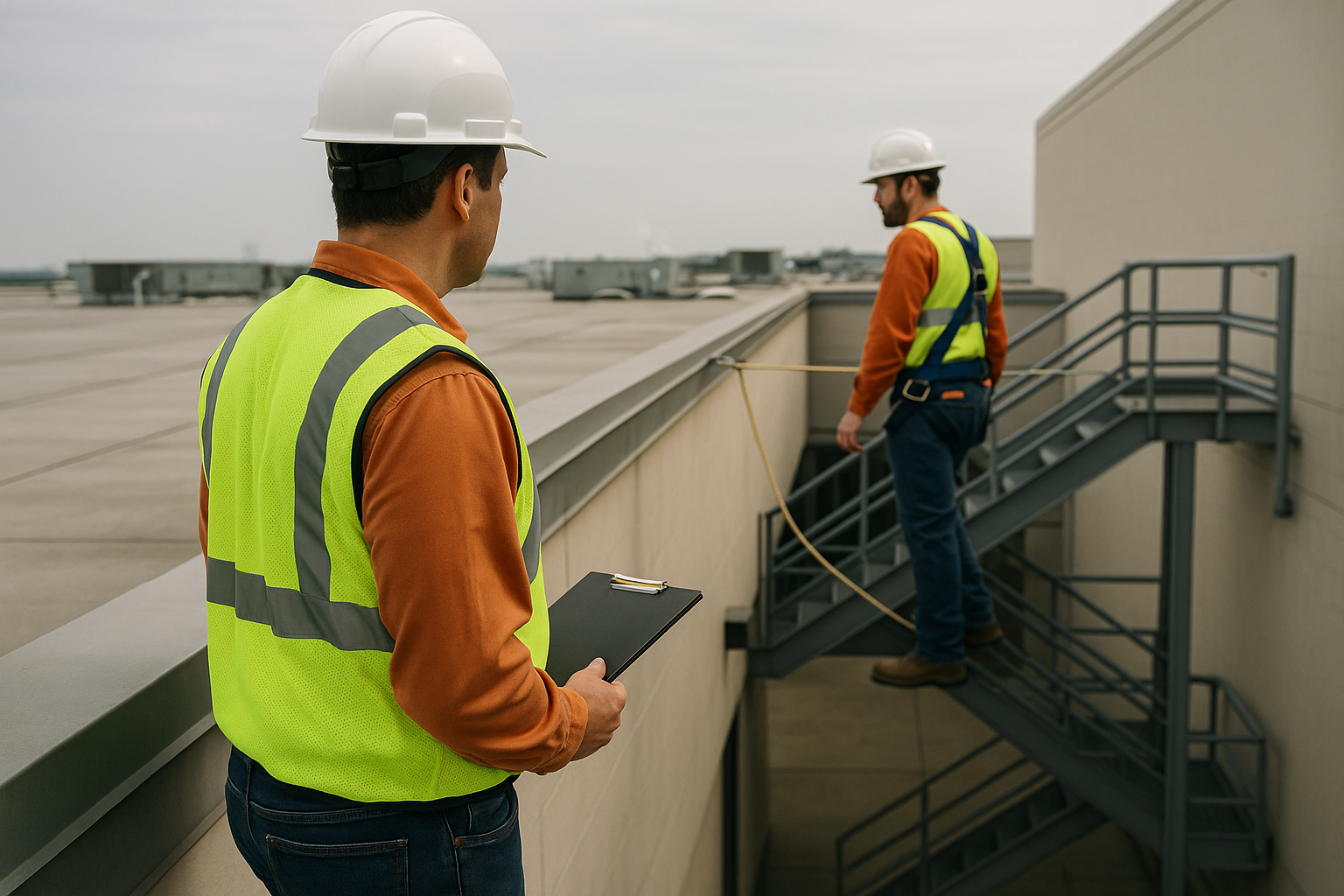 Roof Fall Clearance Failure in 2026: Why a 6-Foot Lanyard Was Not Safe — industrial safety guidance from SafetyNet Inc.