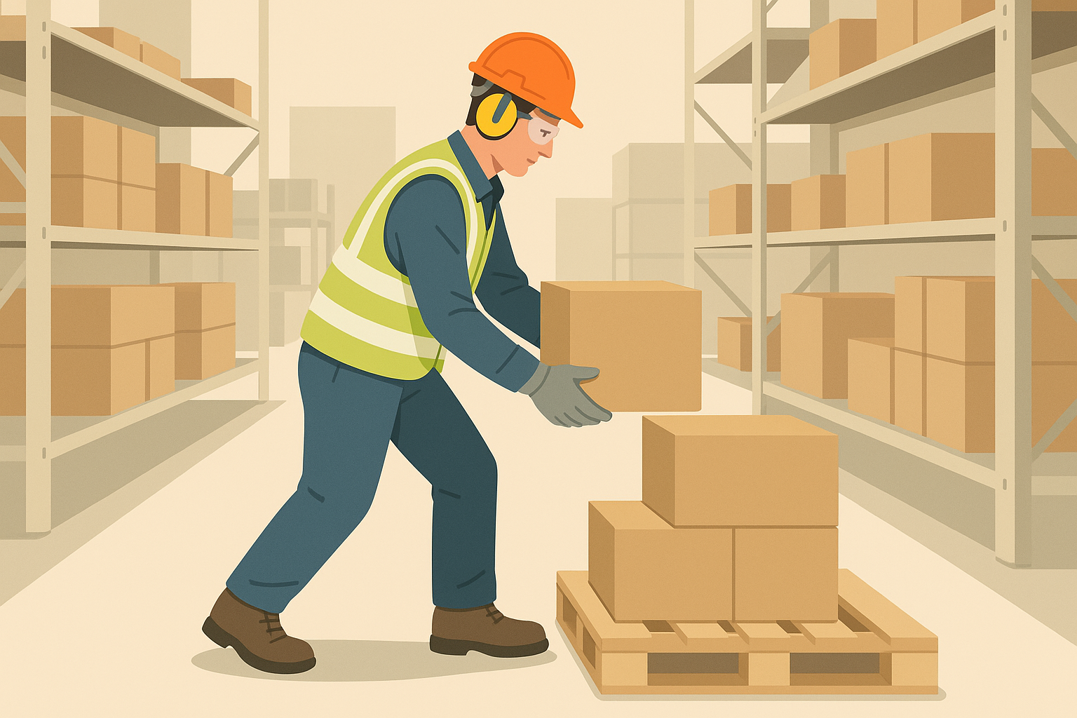 Face the Load, Not the Shortcut: Square Lifts Save Backs and Shoulders — industrial safety guidance from SafetyNet Inc.
