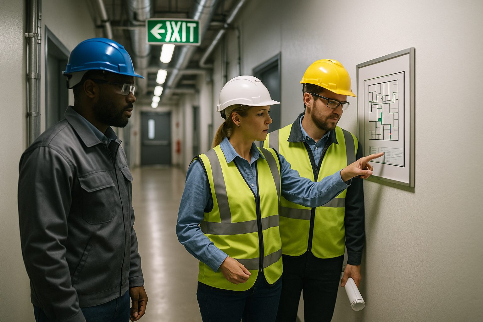 Are Emergency Evacuation Maps Mandatory in 2026? OSHA 1910.38 Explained — industrial safety guidance from SafetyNet Inc.
