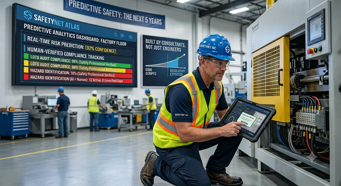 2026 Legal Risk of Blind AI in EHS: Why Human Review Still Matters — industrial safety guidance from SafetyNet Inc.