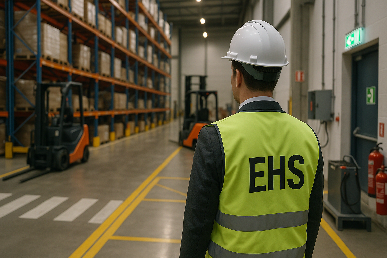 Warehouse and Logistics Safety in 2026: OSHA, NFPA, ANSI, and Environmental Rules — industrial safety guidance from SafetyNet Inc.