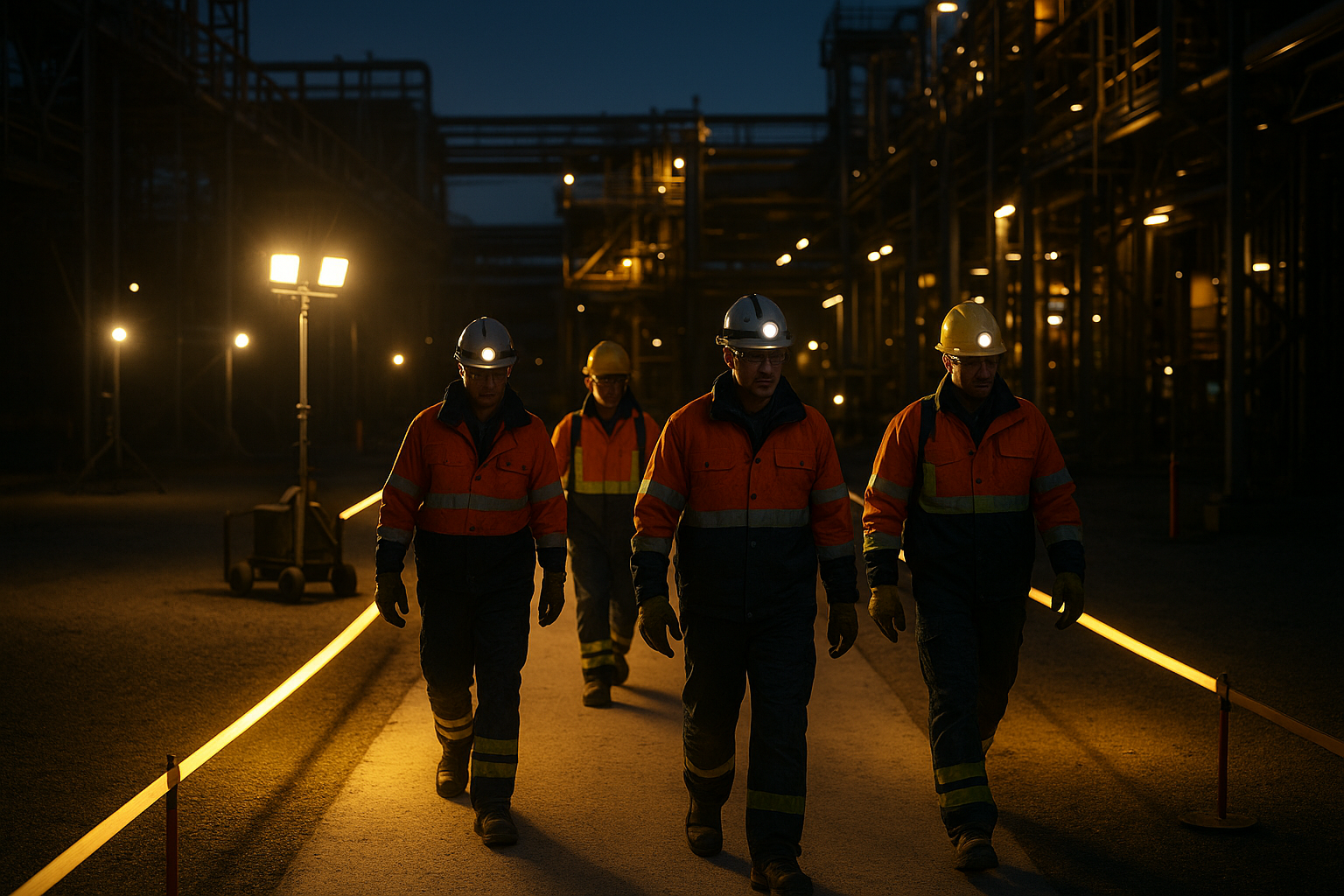 How to Provide Proper Job Site Illumination and Why It Matters — industrial safety guidance from SafetyNet Inc.