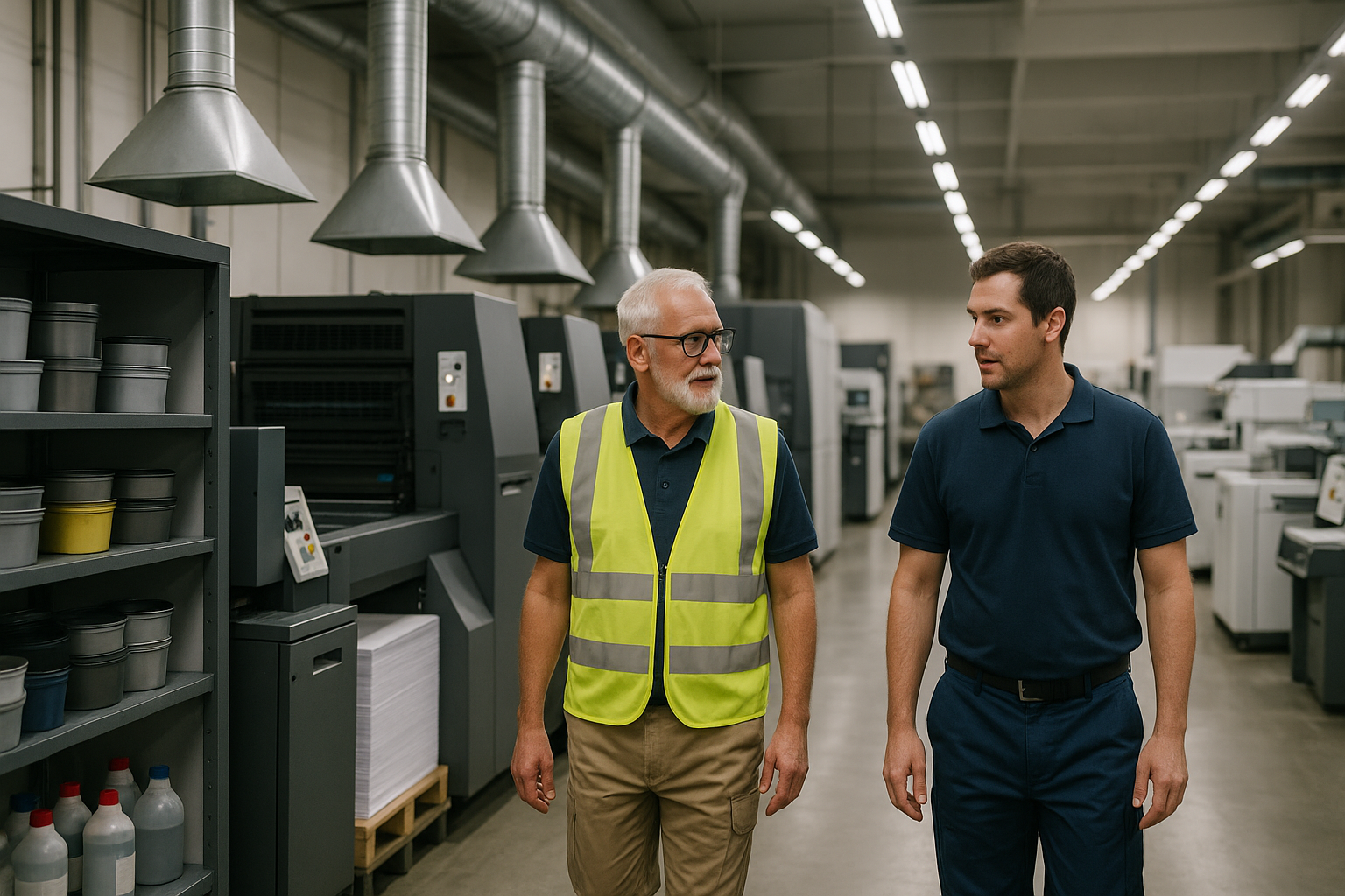 Commercial Printing Safety and Environmental Requirements in 2026 — industrial safety guidance from SafetyNet Inc.