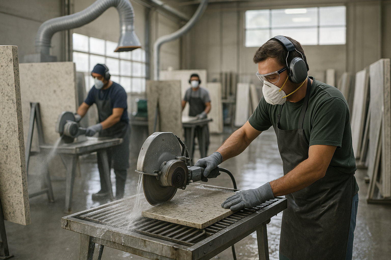 California’s Artificial Stone Ban: What Fabricators Need to Do Now — industrial safety guidance from SafetyNet Inc.