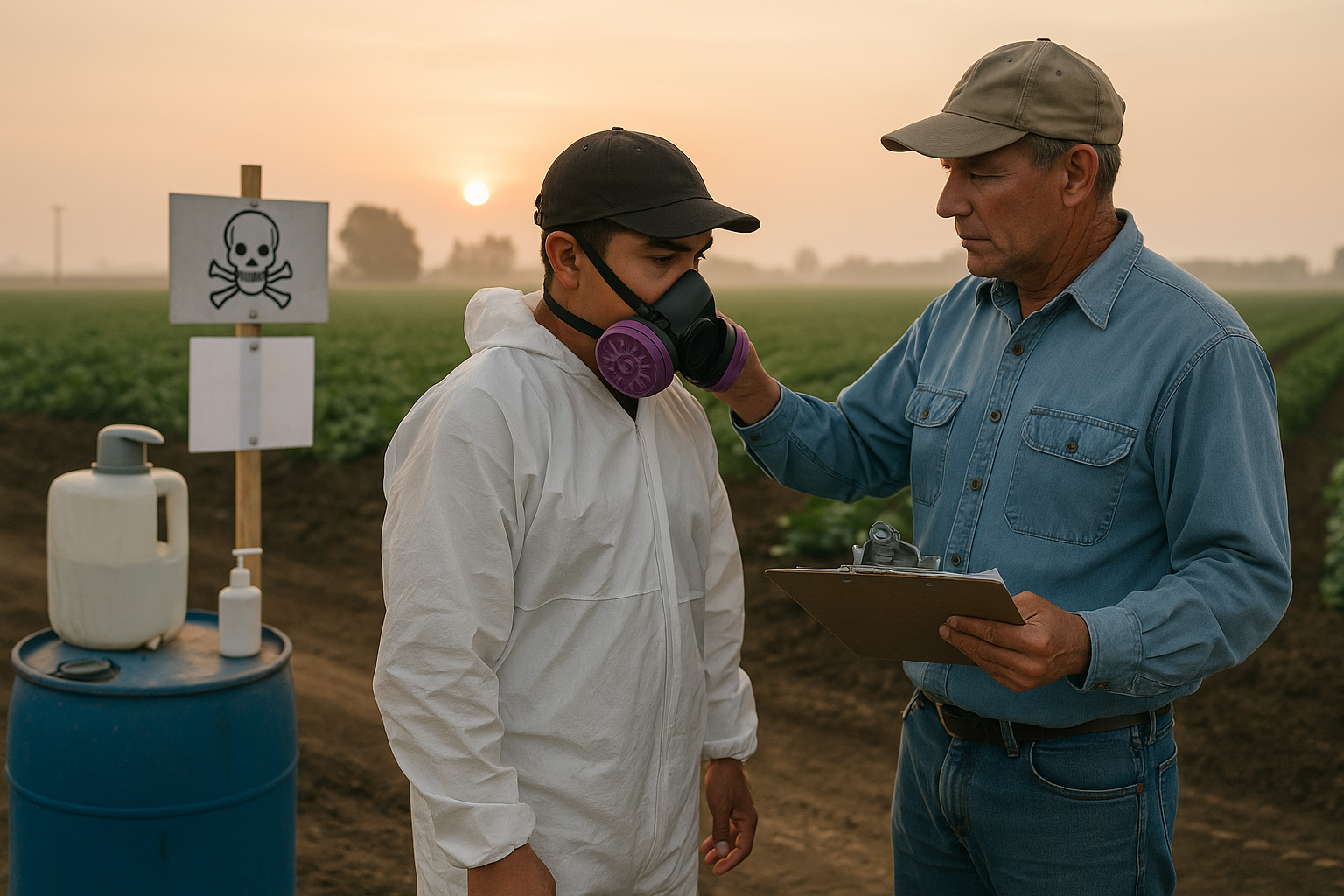 EPA WPS & Cal/OSHA 5141.1 in 2026: Decon, Field Entry, and Respirator Rules — industrial safety guidance from SafetyNet Inc.