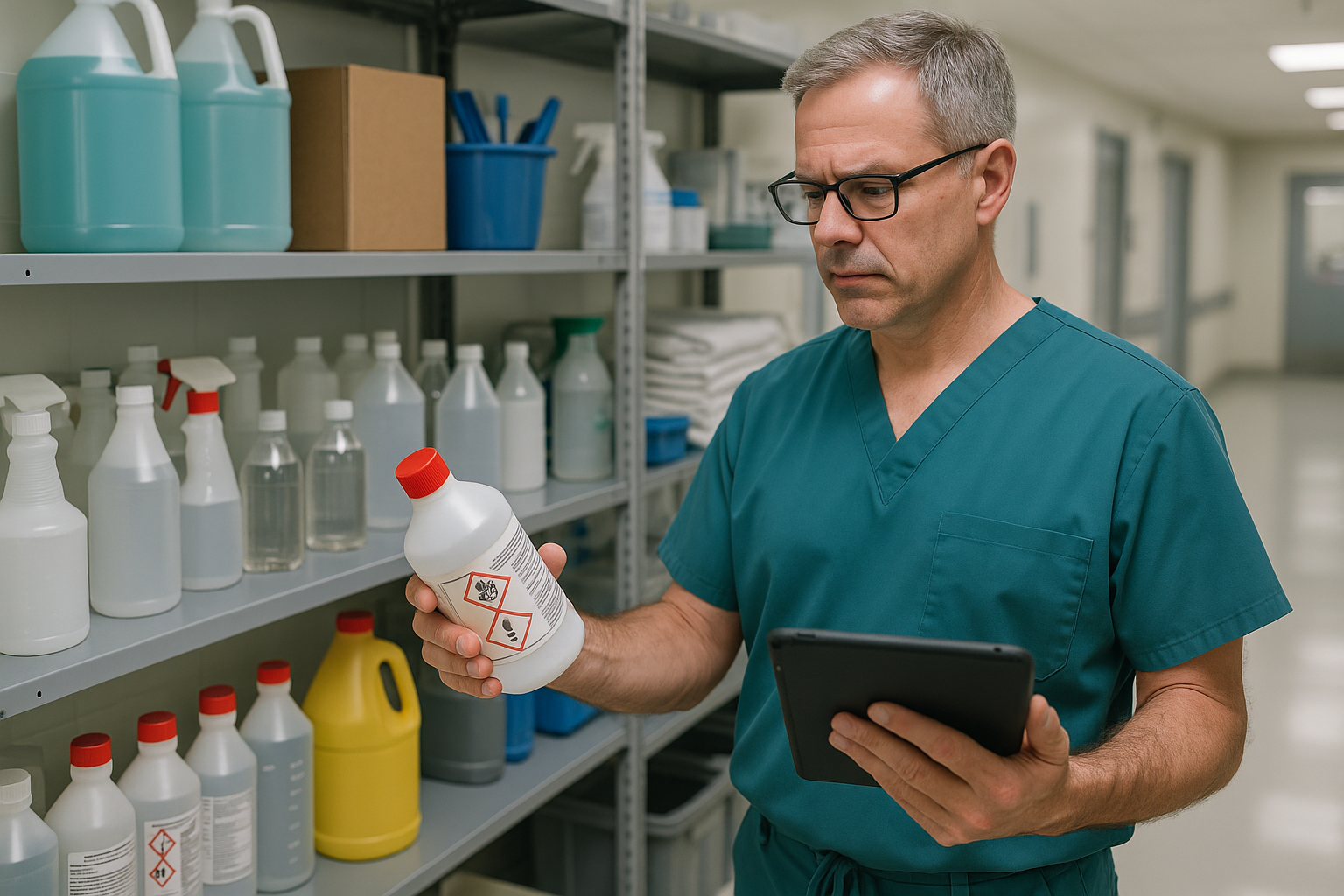 What OSHA’s 2024 HazCom Update Means for Hospital SDS, Labels, and Training — industrial safety guidance from SafetyNet Inc.
