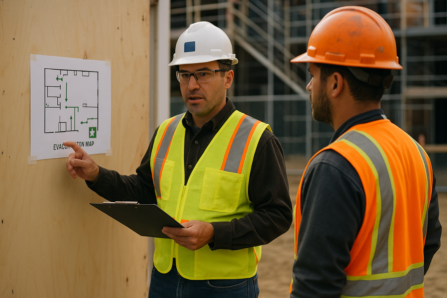 Cal/OSHA Title 8 Evacuation Maps in 2026: What Sections 1512, 3220, and 3203 Require — industrial safety guidance from SafetyNet Inc.