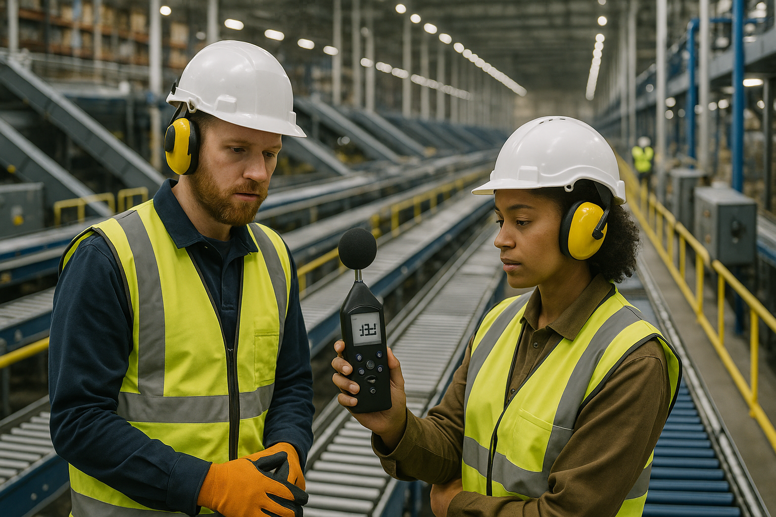 Managing Conveyor Noise in Mega-Distribution Centers — industrial safety guidance from SafetyNet Inc.