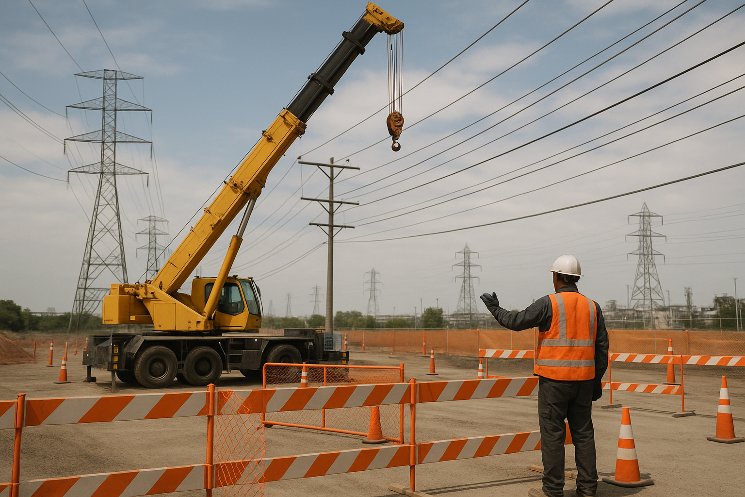 High-Voltage Clearances: Practical Compliance for Crane Work Near Power Lines — industrial safety guidance from SafetyNet Inc.