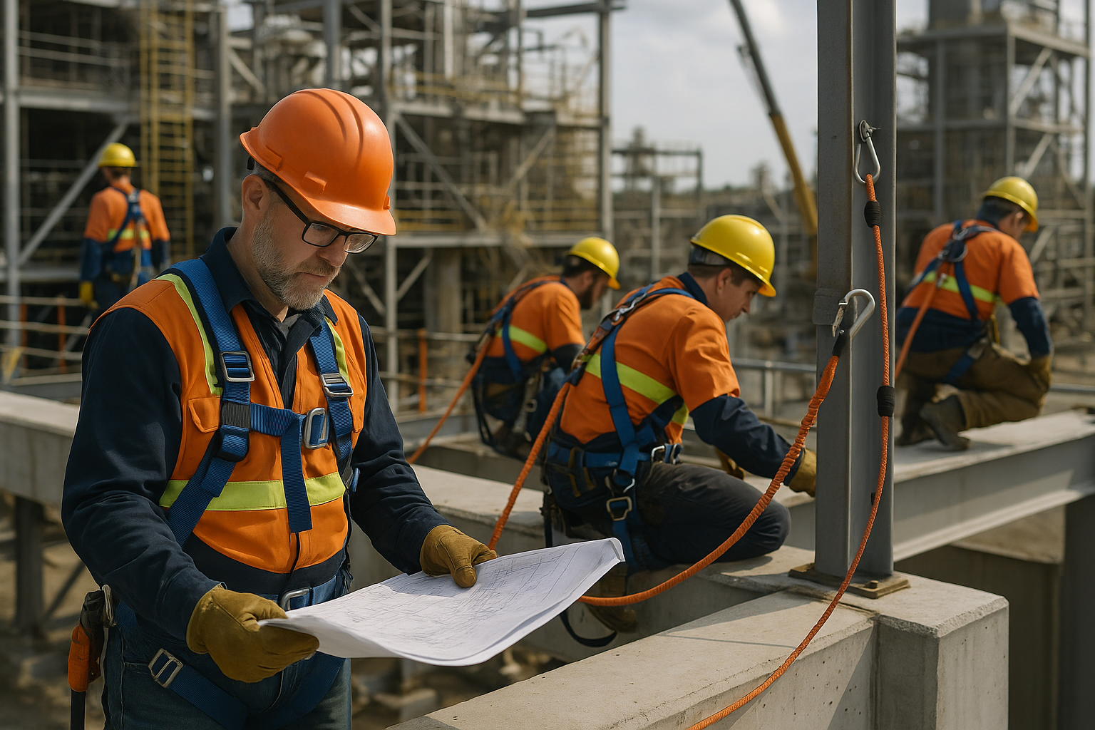 EM 385 Fall Protection Training and Compliance Requirements — industrial safety guidance from SafetyNet Inc.