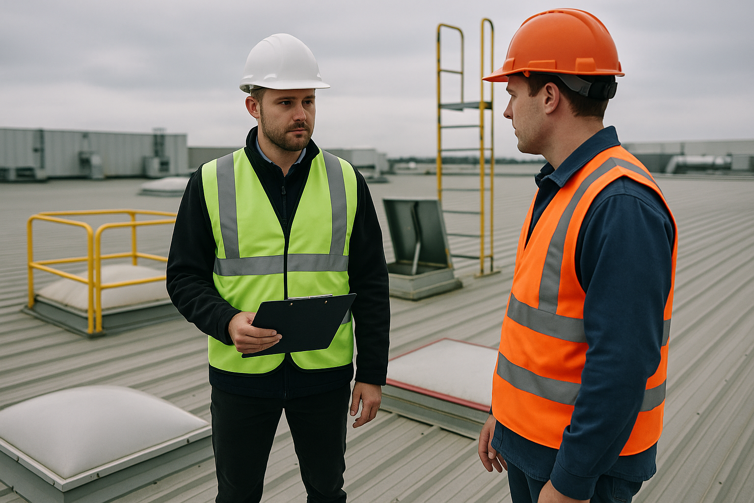 Skylight Fall Lessons in 2026: What 29 CFR 1910.28 Requires on Roofs — industrial safety guidance from SafetyNet Inc.