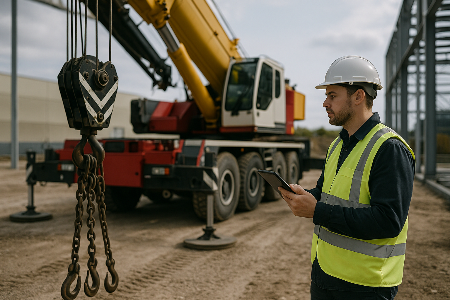 OSHA 1926.1412 and ASME B30.5: Mobile Crane Inspection Checklist — industrial safety guidance from SafetyNet Inc.