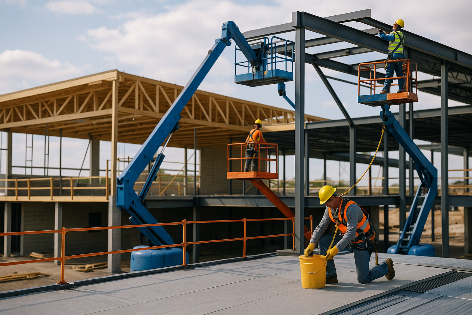 What OSHA’s New Falls Emphasis Program Means for Roofing and Elevated Trades — industrial safety guidance from SafetyNet Inc.