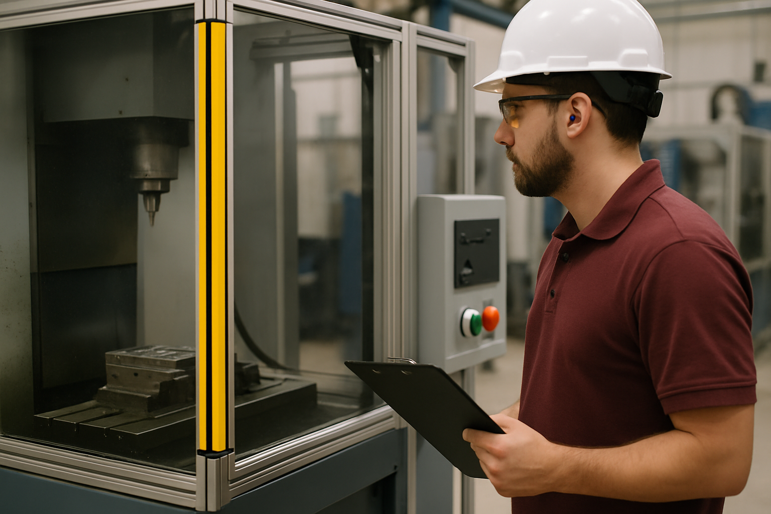 Light Curtains vs Interlocks vs Two-Hand Controls in 2026 — industrial safety guidance from SafetyNet Inc.
