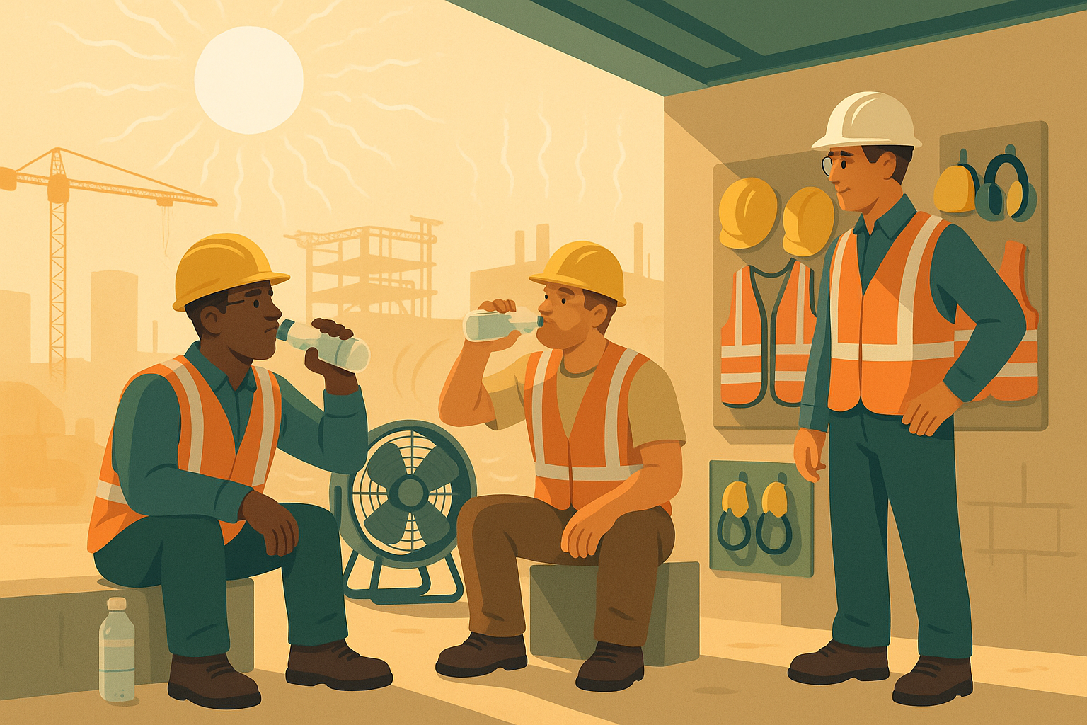 July heat exposure tips every EHS manager should push now — industrial safety guidance from SafetyNet Inc.