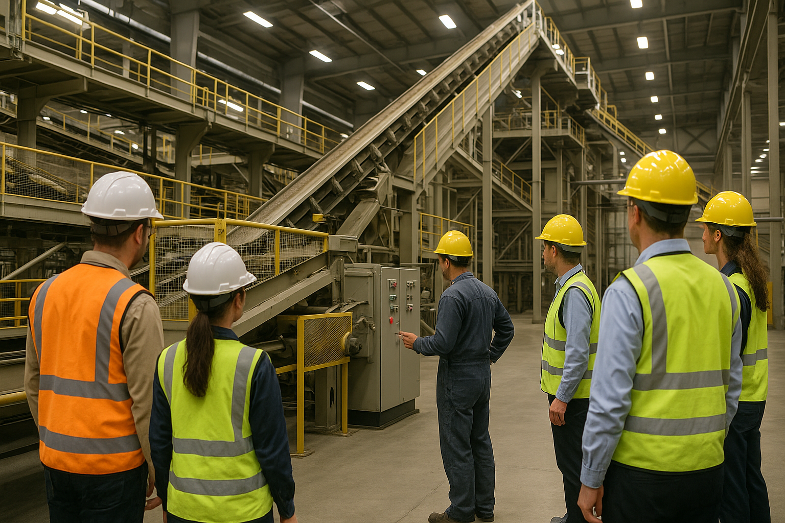 Machine Guarding JHA for Large Conveyance Systems — industrial safety guidance from SafetyNet Inc.