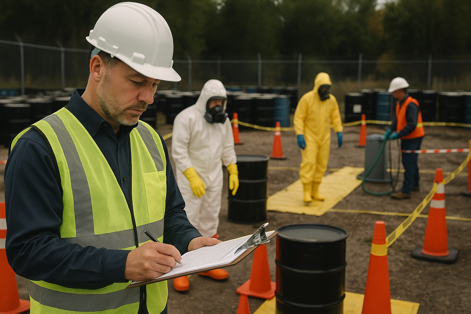 HAZWOPER at Waste Sites: 8 Questions to Assign 24, 40, or Refresher Training — industrial safety guidance from SafetyNet Inc.