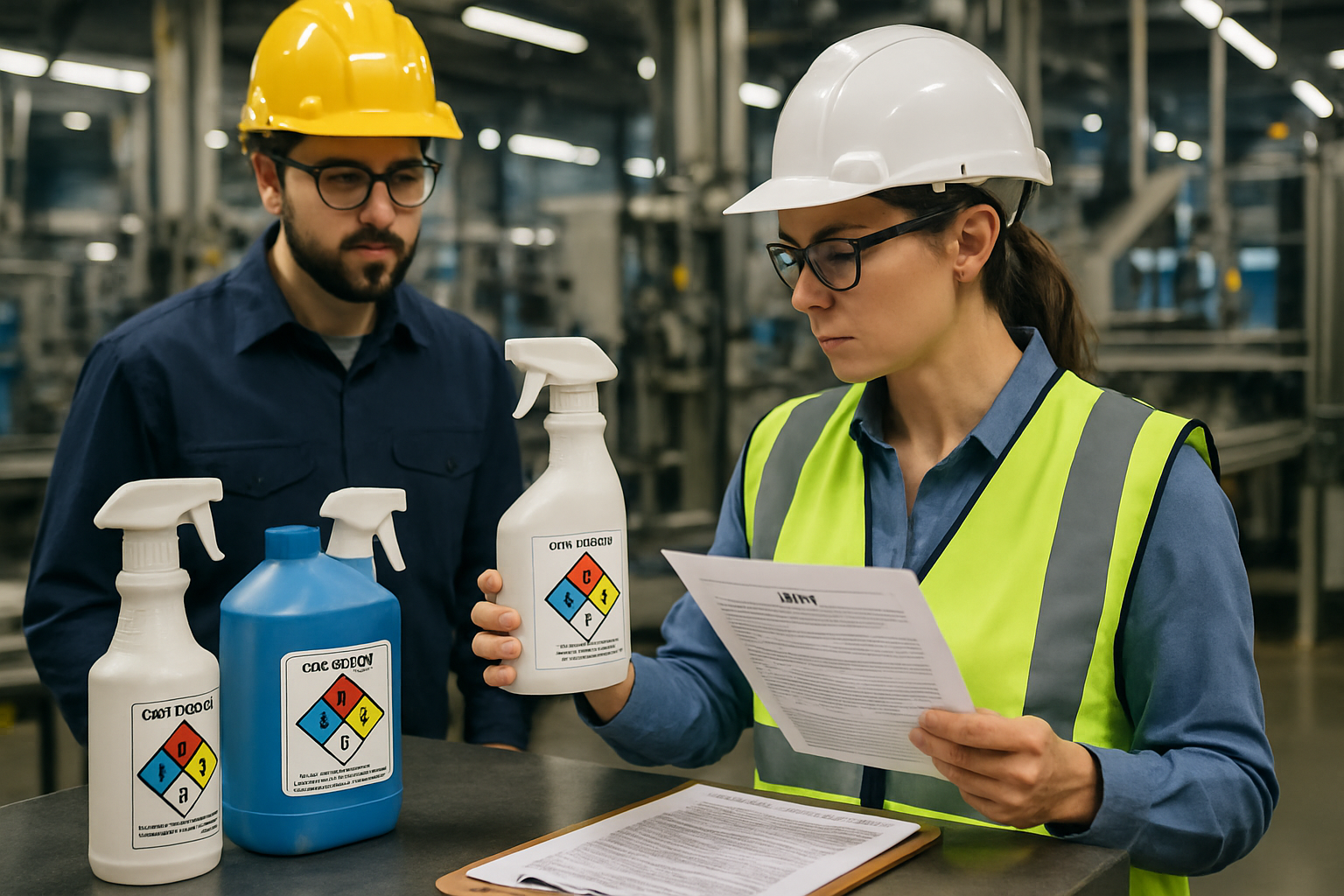 29 CFR 1910.1200: Secondary Container Labels Under HazCom 2024 — industrial safety guidance from SafetyNet Inc.
