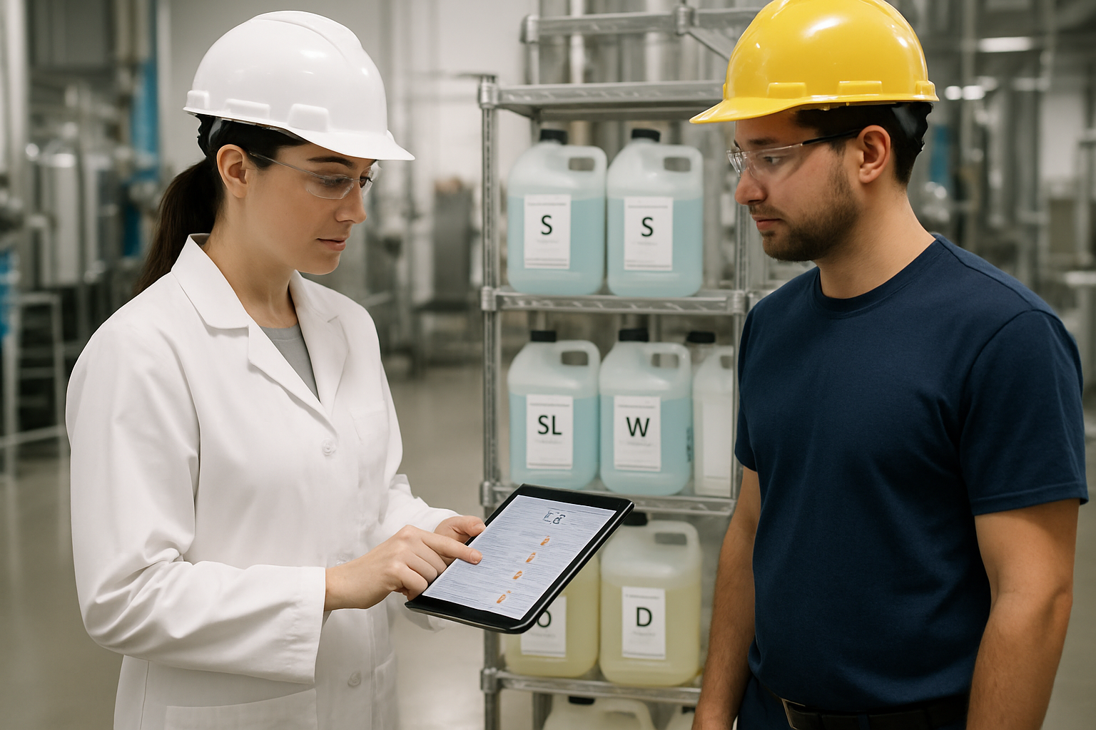 OSHA HazCom 2024 / GHS Revision 7 Deadlines: SDS and Secondary Labels — industrial safety guidance from SafetyNet Inc.