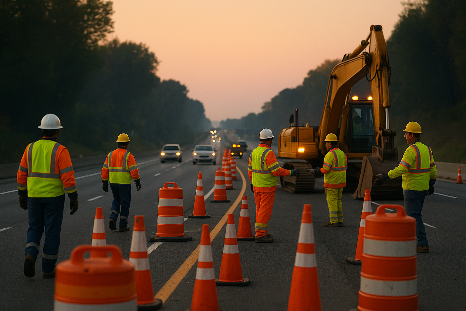 Roadway Work Zones in 2026: What DOT’s Safety Push Means for Contractors — industrial safety guidance from SafetyNet Inc.