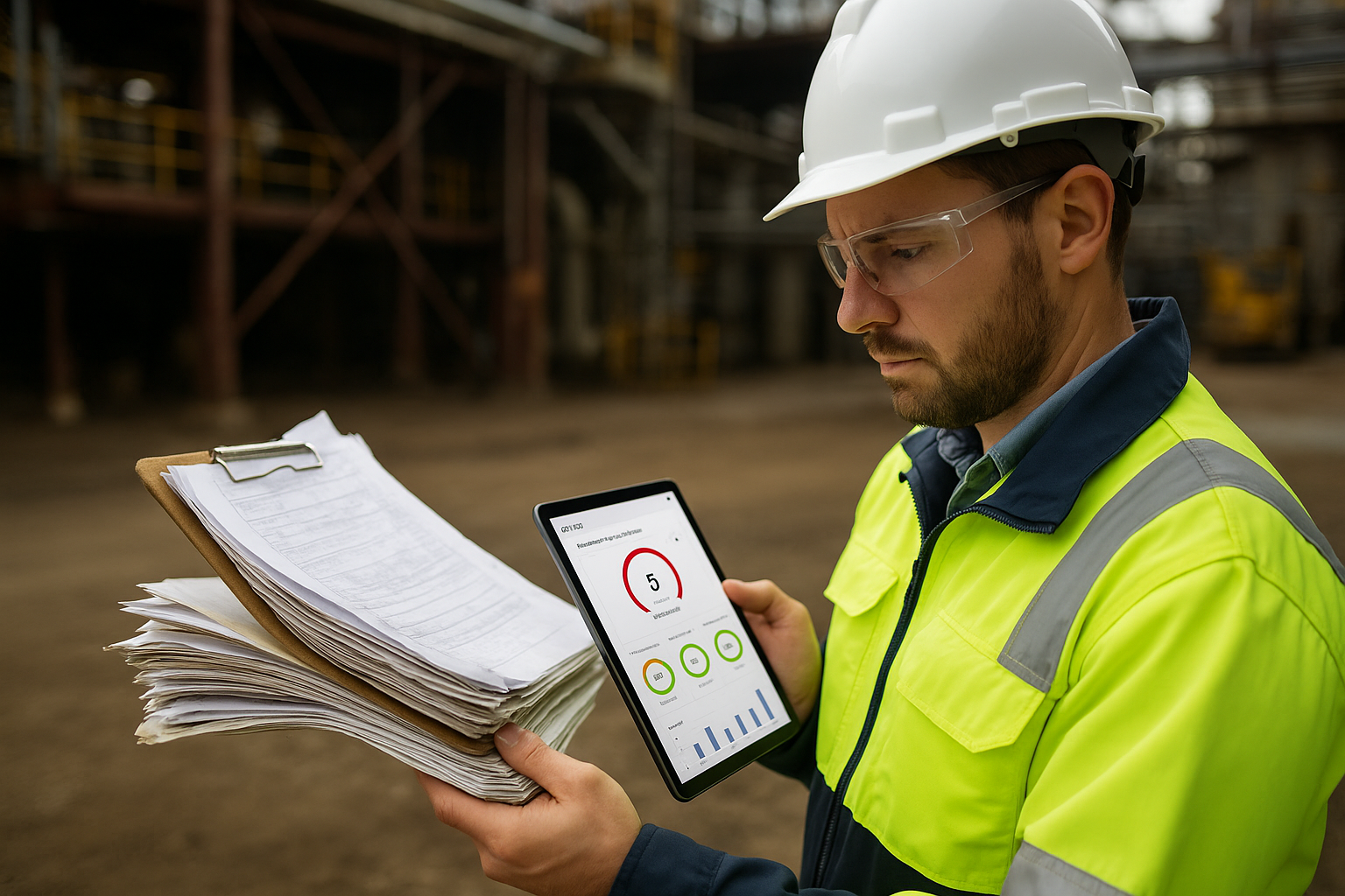 The High Cost of Clipboard Compliance Before Your Next OSHA Audit — industrial safety guidance from SafetyNet Inc.