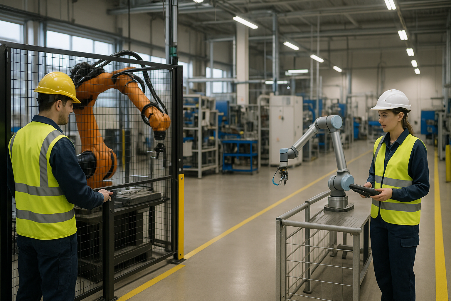 Coexisting with Automation: Robot and Cobot Safety in Manufacturing — industrial safety guidance from SafetyNet Inc.